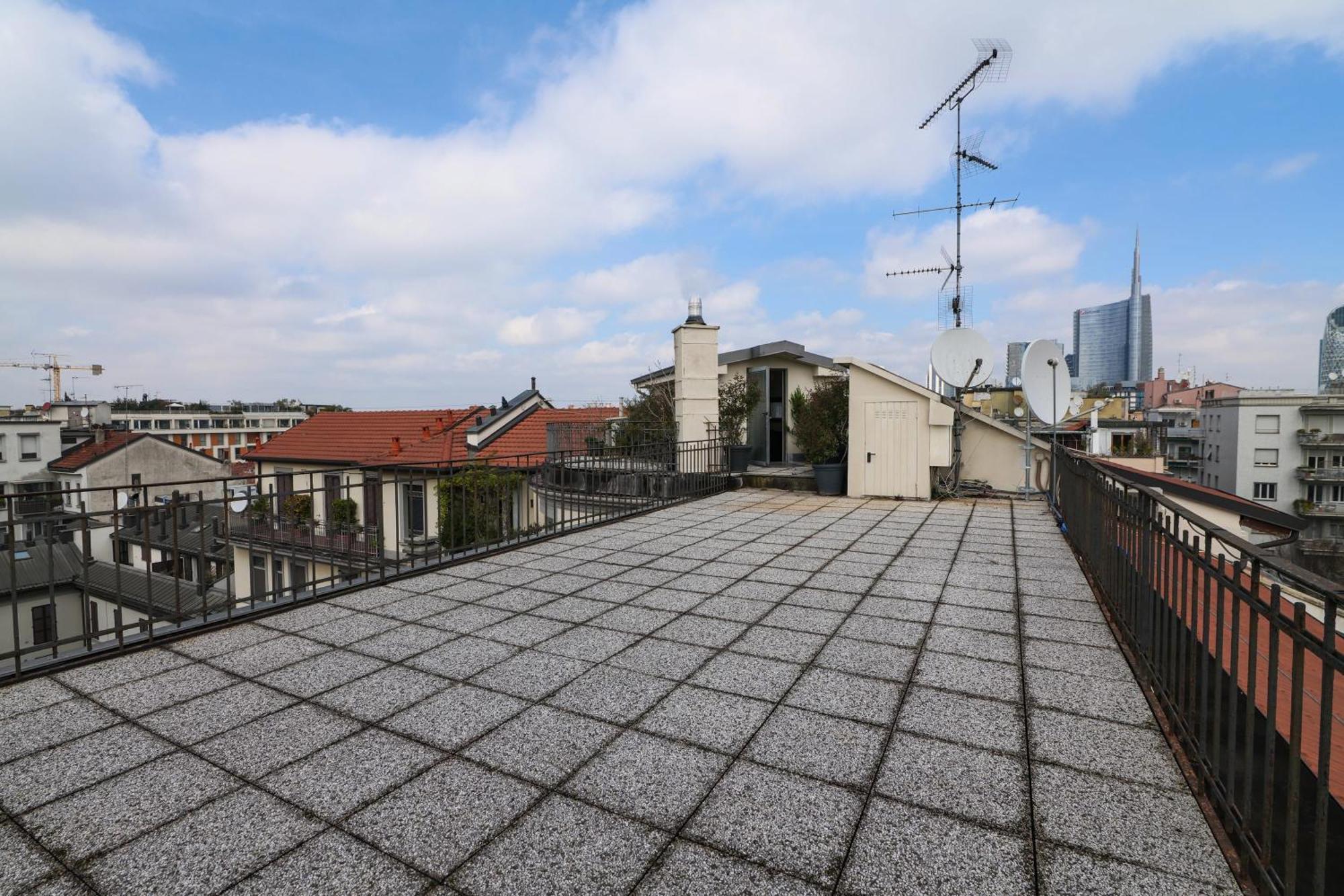 Luxury Penthouse With Rooftop Terrace Milan